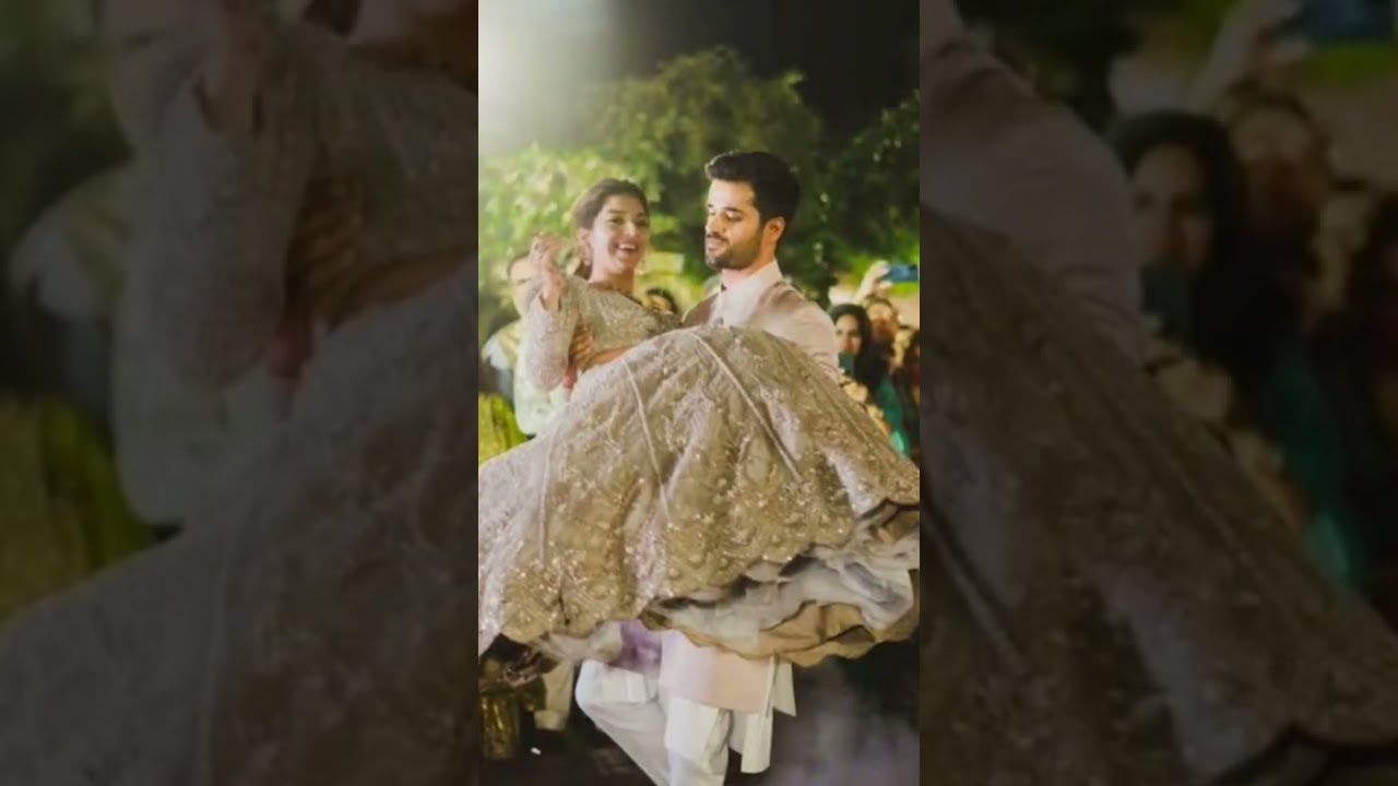 Beautiful Moment: Actress Mehreen Pirzada with Husband ❤️ #Shorts