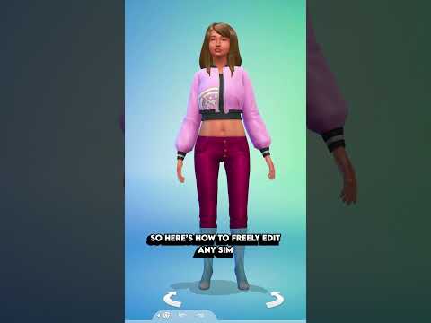 How To Edit Any Sim