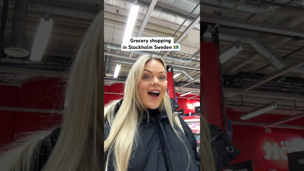 First Grocery Shopping in Stockholm ๐ธ๐ช