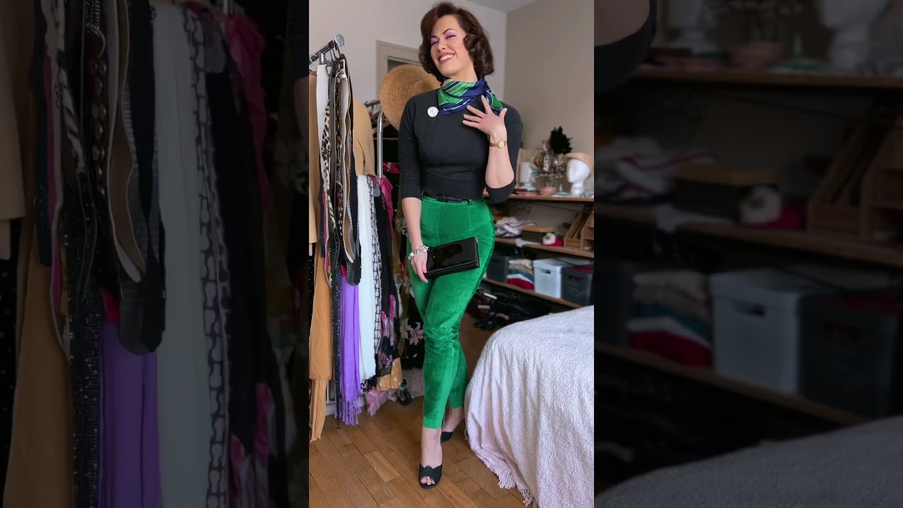 Wearing vs. Styling Vintage Cigarette Pants 👖