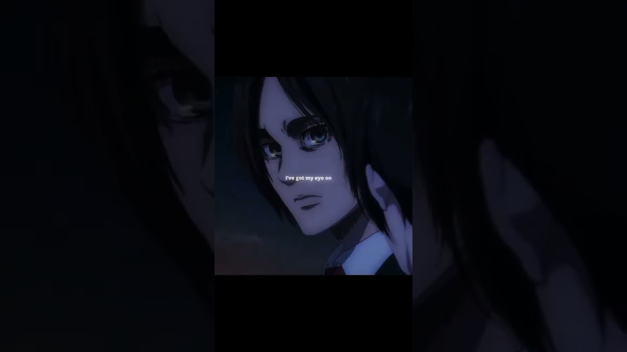 Mikasa & Eren in Attack on Titan 😊