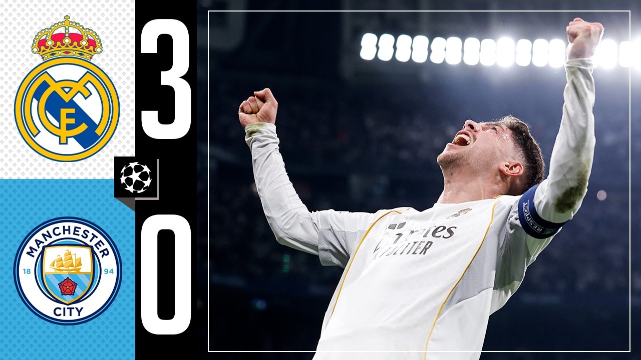 Real Madrid 3-0 Manchester City | CL Round of 16