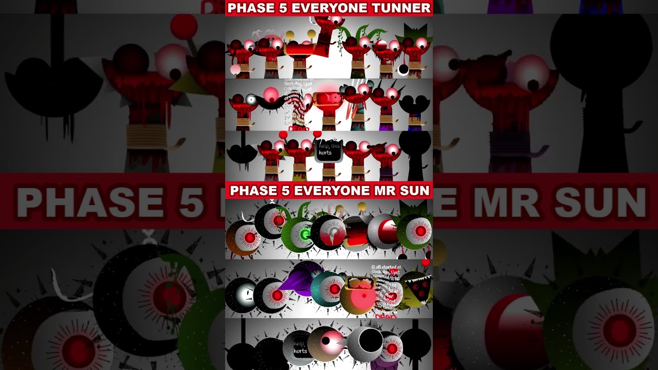 Sprunki Phase 5: TUNNER vs MR SUN Mix 🎶