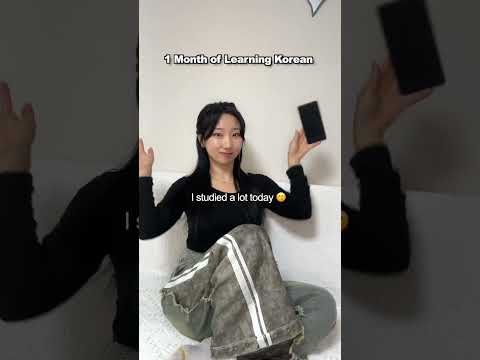 1 Day of Learning Korean🇰🇷 What stage of learning are you in right now? #korea #korean #aelfriceden