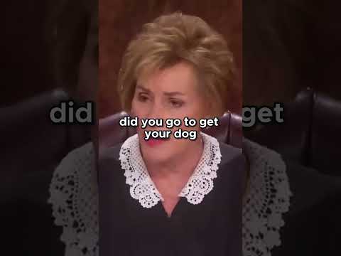 Dog Dispute Turns Legal: Who’s in the Wrong? #judgejudy #shortvideo