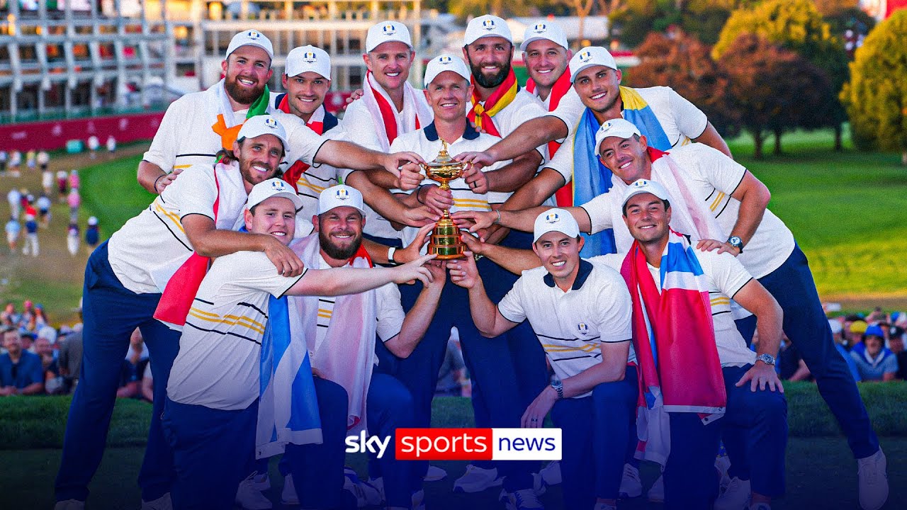 Team Europe Secures Victory at Ryder Cup in New York 🏆 | Reactions & Highlights