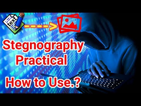 Steganography Practical || Hide Text into image || hide any file into image file in Hindi