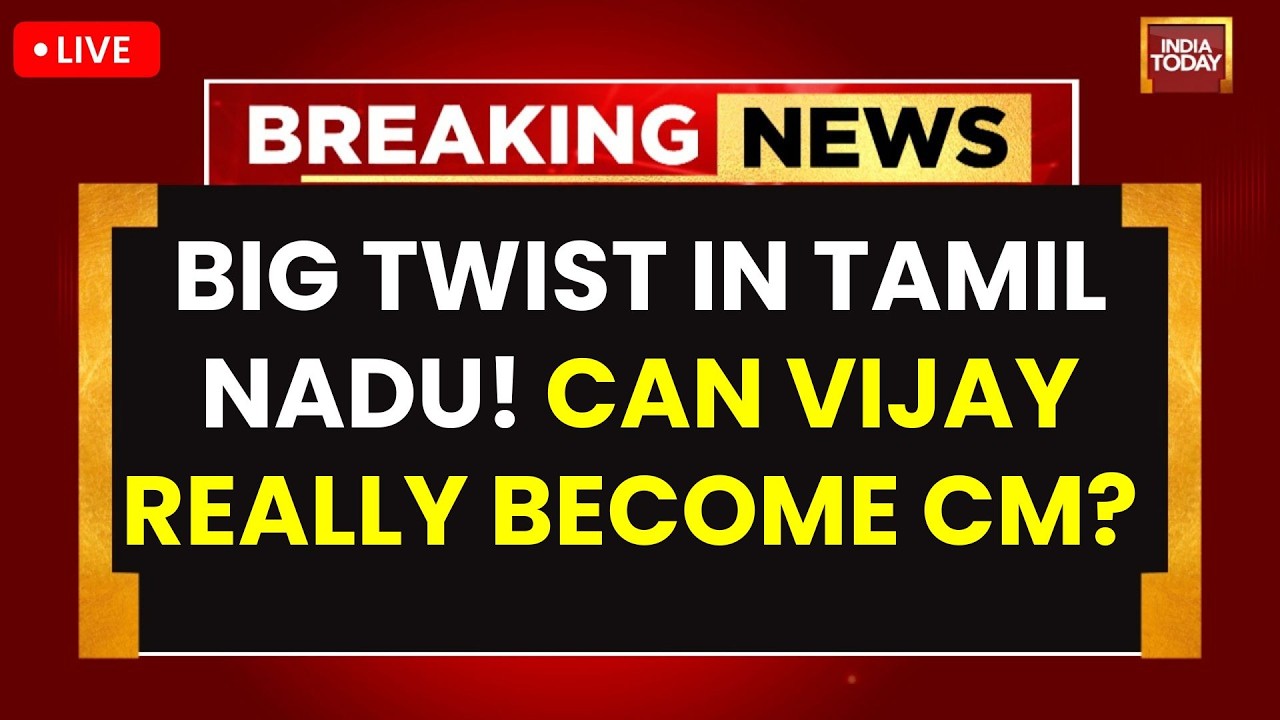Vijay News Live | Tamil Nadu Live | Vijay Falls Short Of MLA To Form The Government In Tamil Nadu