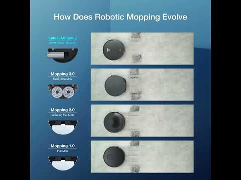 The right way to mop with  OZMO ROLLER! #DEEBOT X8 Pro OMNI