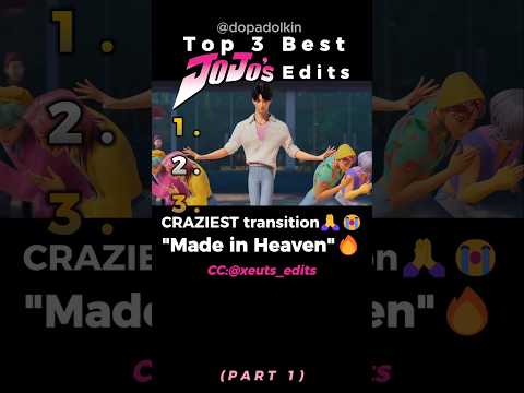Ranking the Best JoJo Edits PART 1