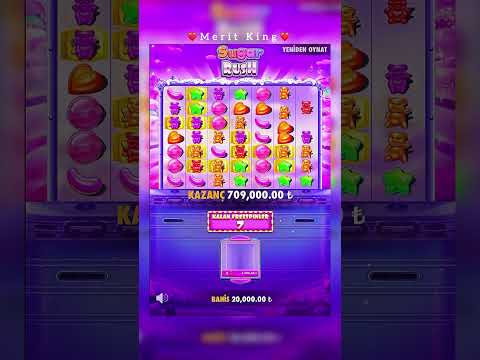 ❤️🔱Merit King'te akıyo maşallah! 🔱❤️ #slot #merit #meritking #sugar #rush #sugarrush