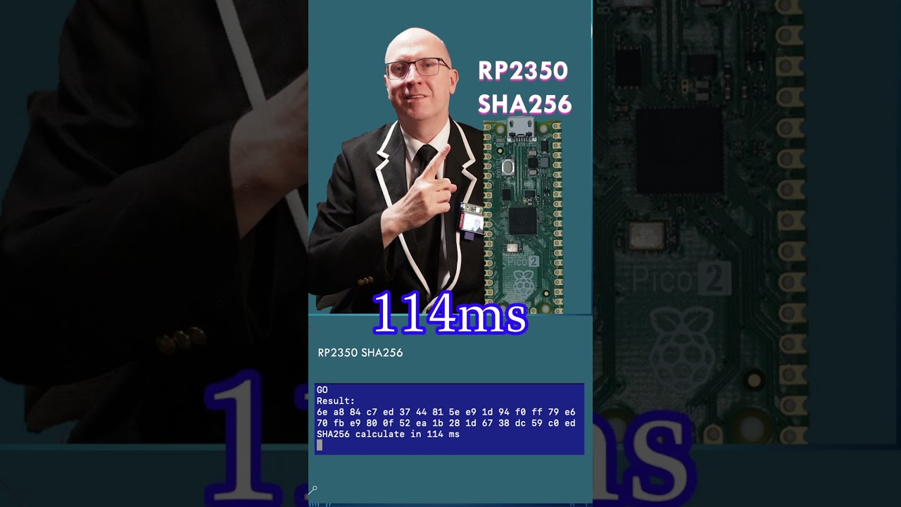 SHA256 on Pico 2 & RP2350 🚀