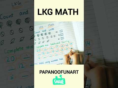 LKG Math worksheet || LkG Math || LKG worksheets ||