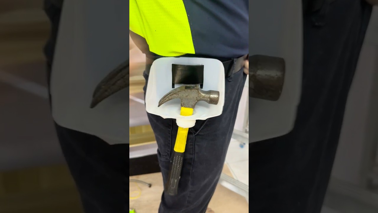 Handyman Hack: Belt & Bottle Trick 🔧