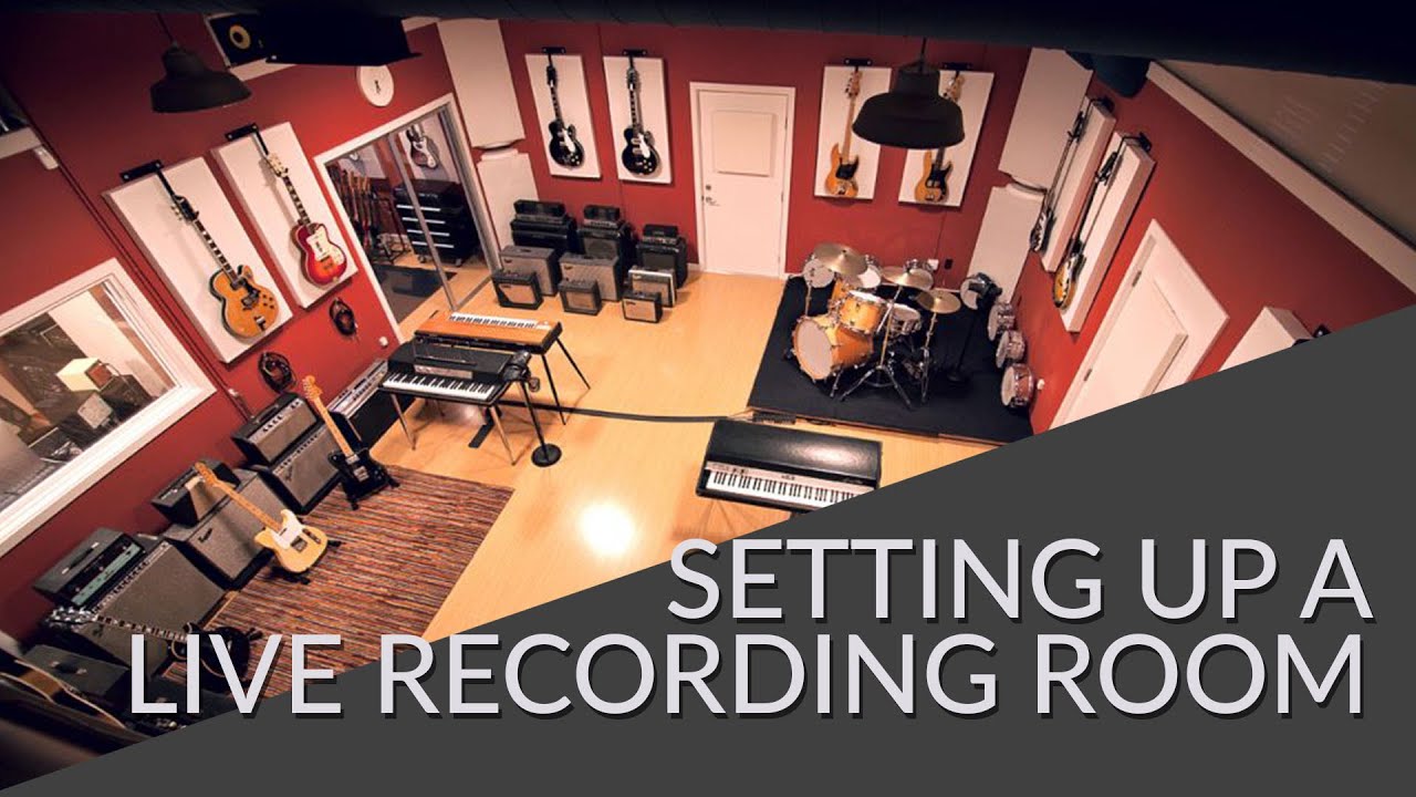 Guide to Setting Up a Live Recording Room 🎙️