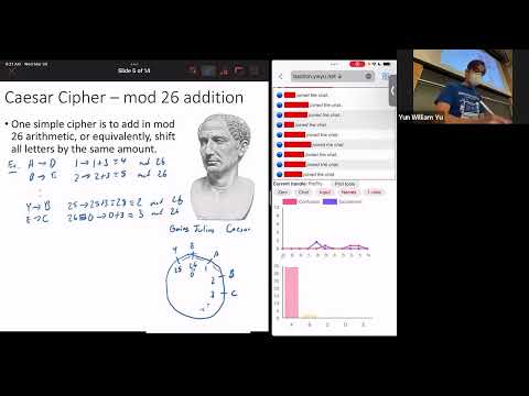 MATA02 - Lecture 11b - Encryption - Caesar Cipher interactive