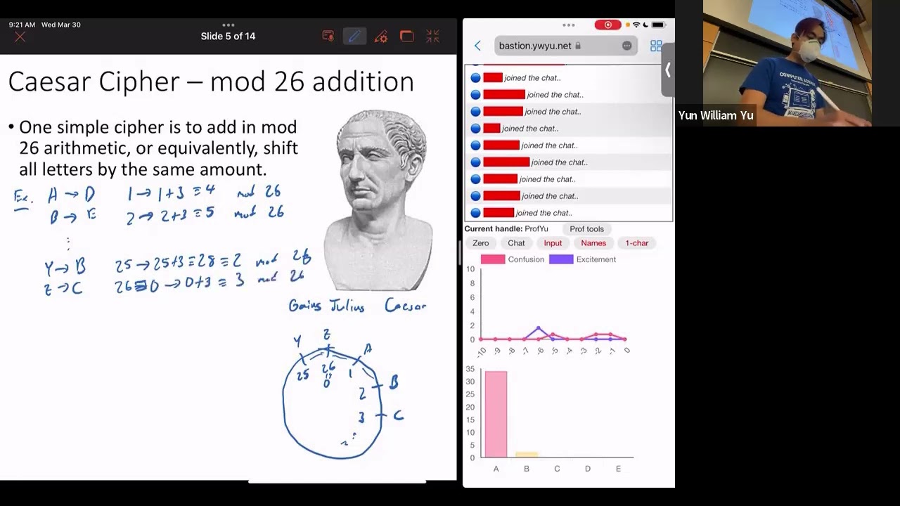 Learn Encryption with Caesar Cipher – Interactive Lecture 11b 🔐