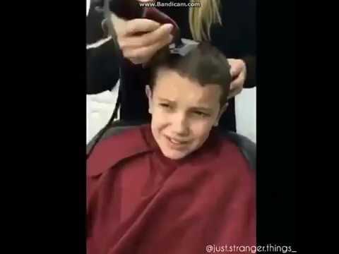 Millie Bobby Brown shaving her head again for Stranger Things!