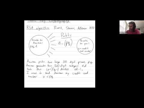 Abstract Algebra 43: The RSA public key cryptography algorithm