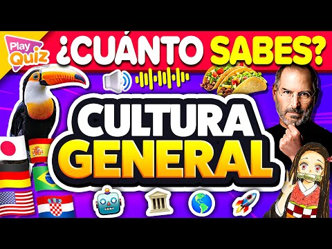 ¿Eres una Persona Culta? 🧠 Preguntas de Cultura General 📚 | Play Quiz trivia