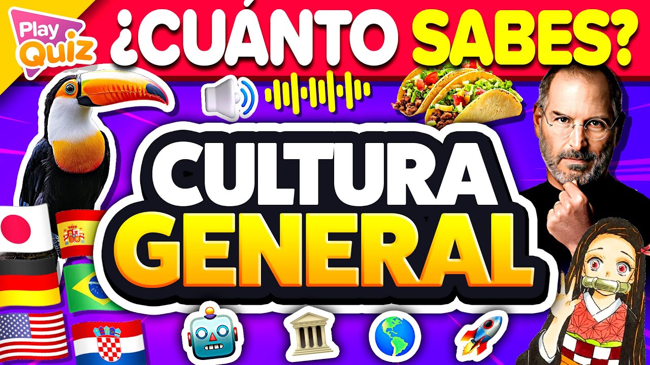 ¿Eres una Persona Culta? Preguntas de Cultura General | Play Quiz Trivia