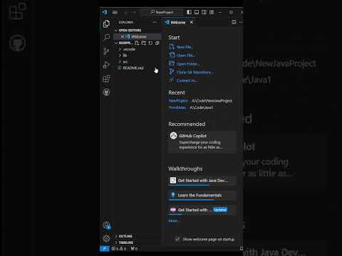 How to setup a Java project in VScode #programming #java #vscode