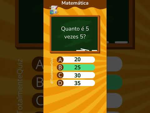 Perguntas com respostas de matemática QUIZ de matemática #quiz #matemática