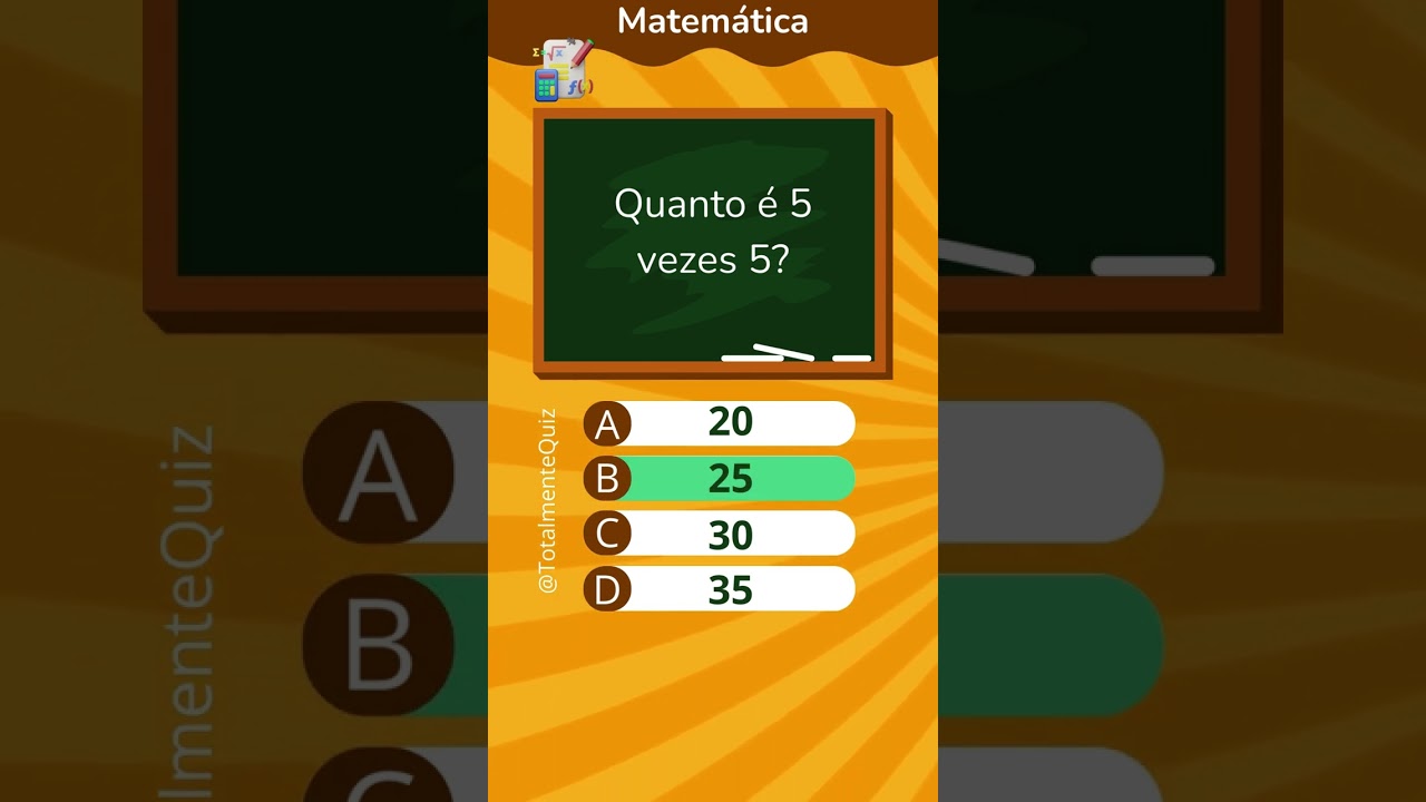 Quiz de Matemática: Teste suas Habilidades