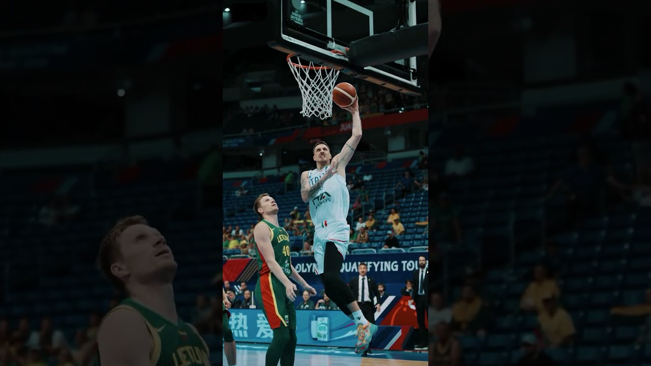 Polonara's Impressive Slam Dunk | FIBA Olympic Qualifying Tournament
