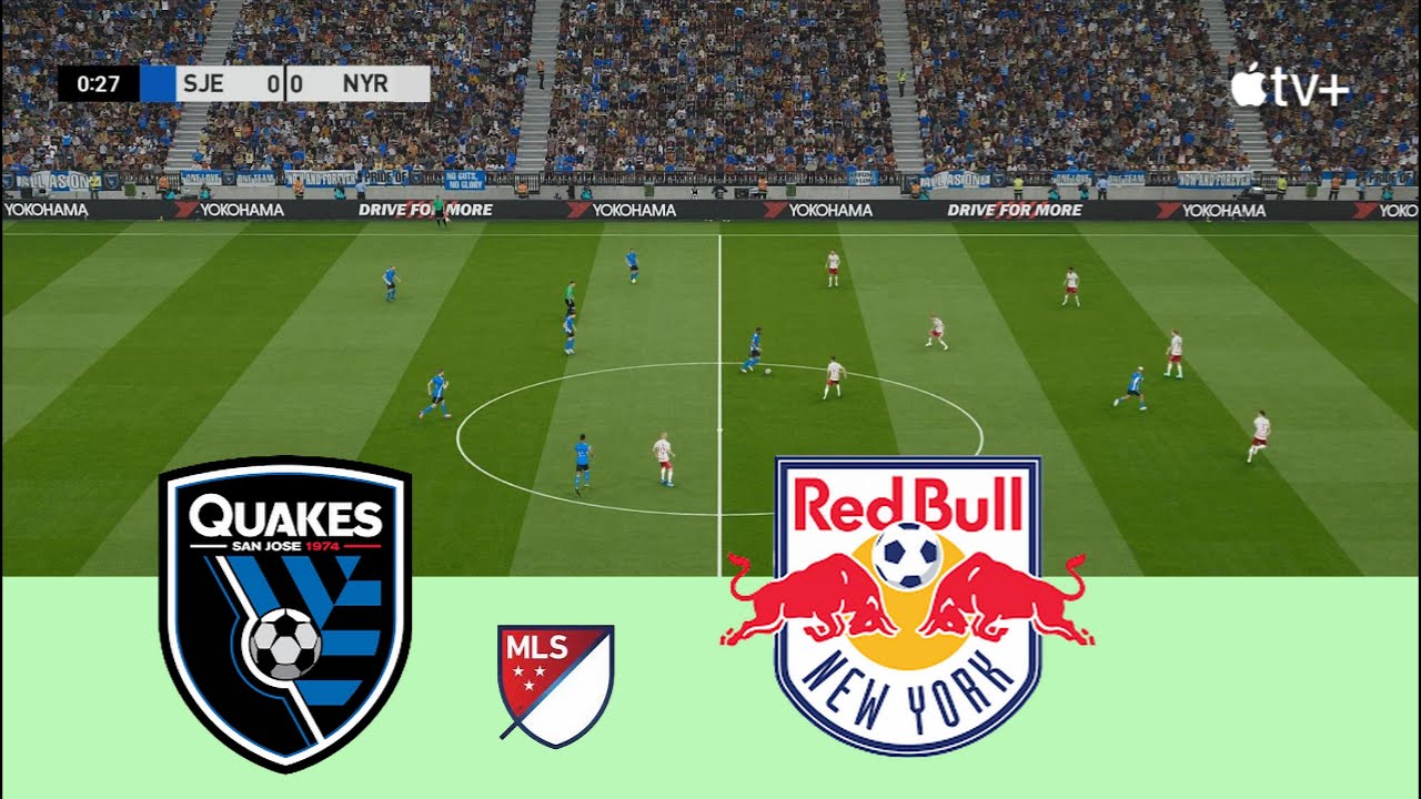 San Jose Earthquakes vs NY Red Bulls | MLS 2025 Live ⚽
