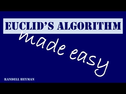 Euclid's algorithm made easy