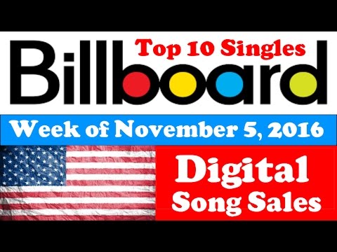 Billboard Digital Song Sales | November 5, 2016 | ChartExpress