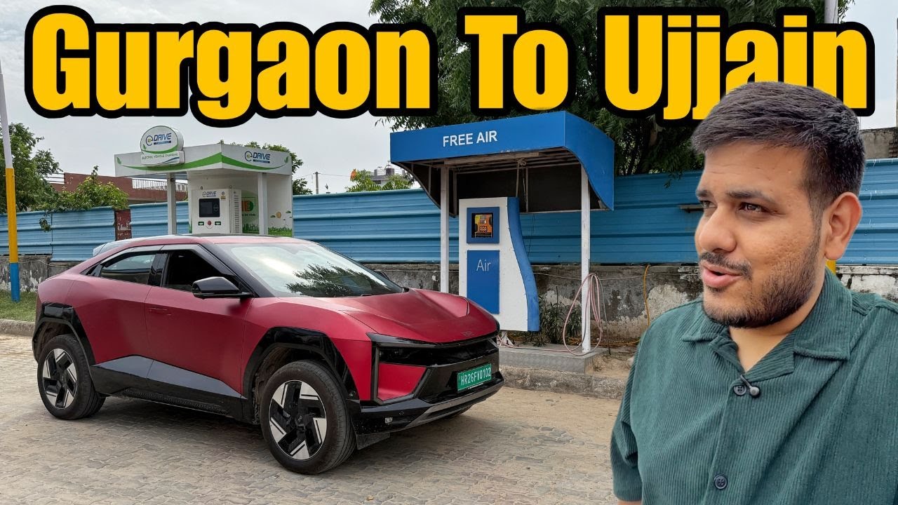 Gurgaon to Ujjain in BE 6 Electric Car 🚗