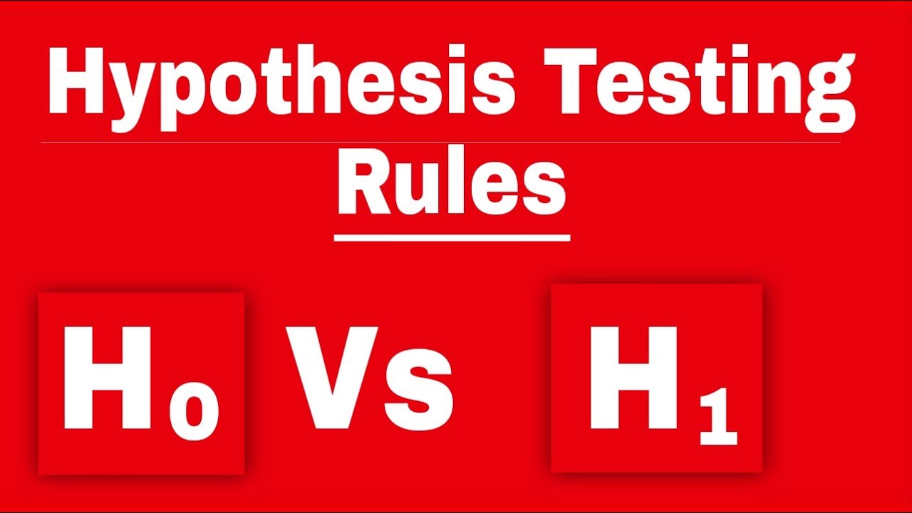 Understanding Ho vs H1 in Hypothesis Testing (2022)