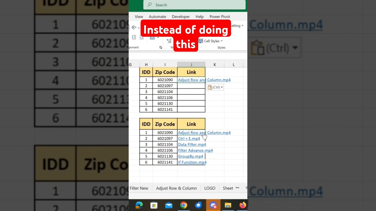 Excel Trick: VLOOKUP with HYPERLINK 📊