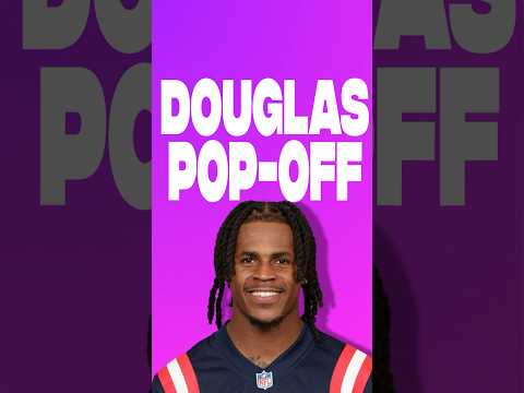 “Pop” Douglas WR Patriots is a true sleeper in fantasy football drafts.