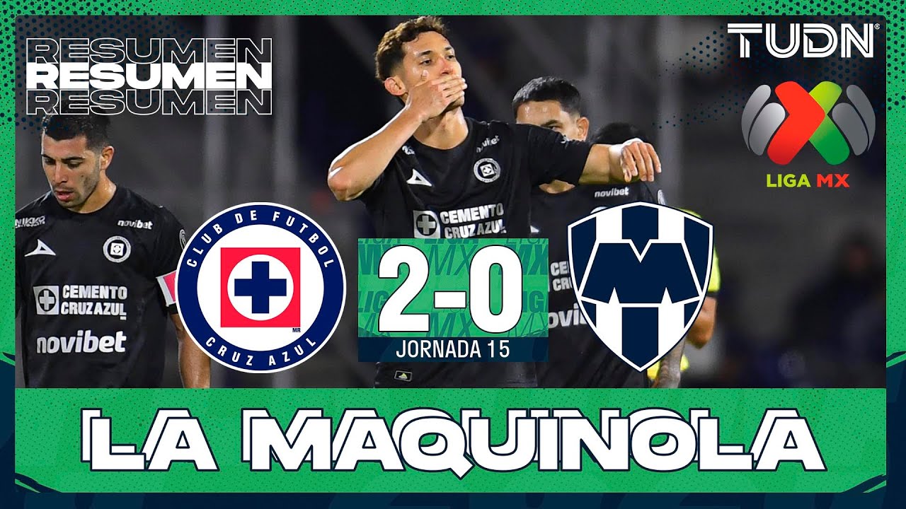 Resumen y goles de Cruz Azul vs Monterrey | Jornada 15 Liga MX 2025 ⚽