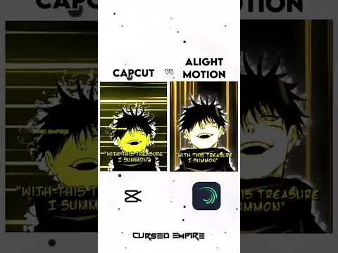 Which one is better??🔥 || Capcut VS Alight Motion Manga edit || [Jujutsu Kaisen]