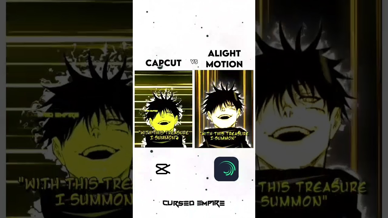 Capcut vs Alight Motion for Jujutsu Kaisen Manga Edits ๐ฅ โ Which Reigns Supreme?