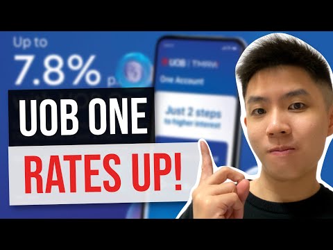 7.8% P.A. Interest?! MAXIMISING the UOB One Account!