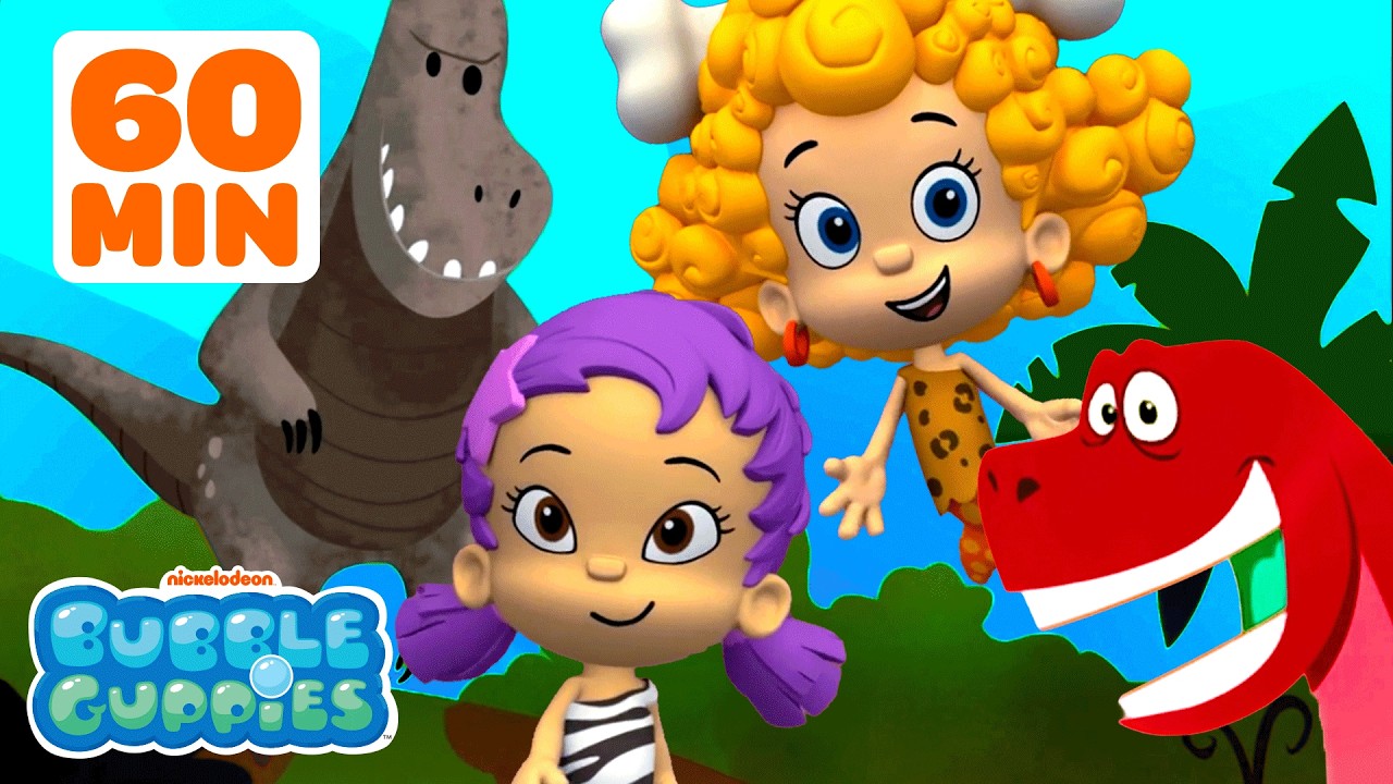 Oona & Deema Roar with Dinosaurs! | Bubble Guppies