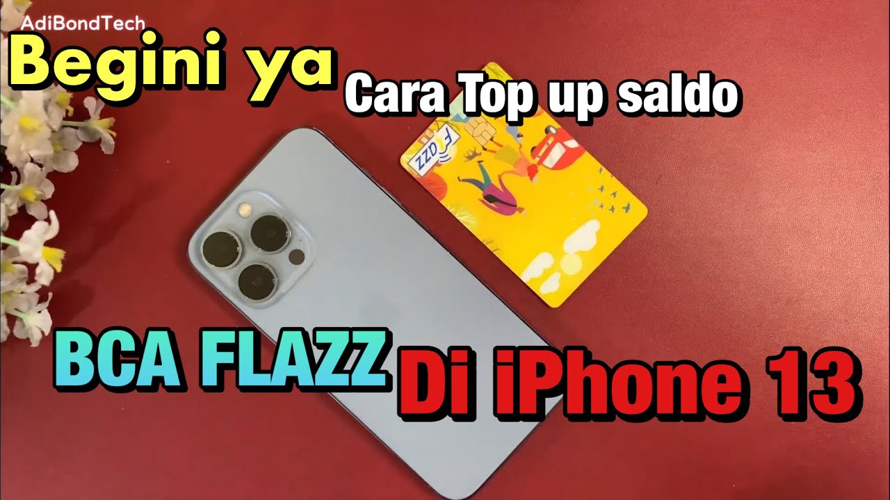 Top Up Flazz BCA on iPhone 13 Pro 📱