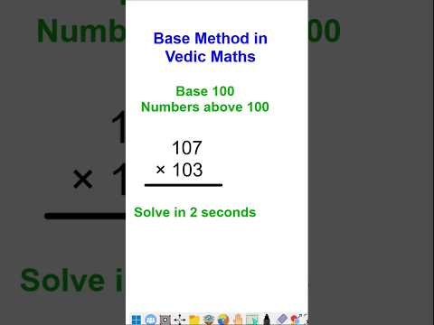 Vedic Maths | Base 100 method | Multiplication tricks telugu