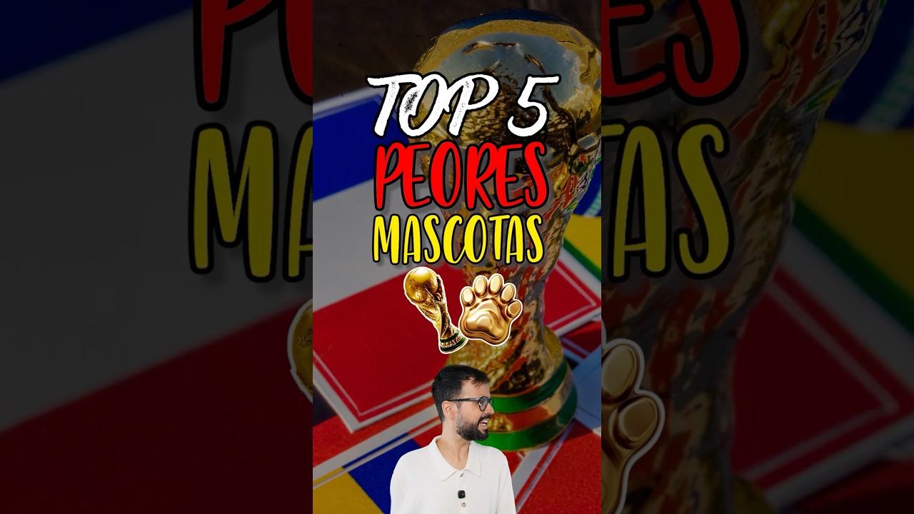 TOP 5 Top 5 Peores Mascotas en Mundiales 🏆❌