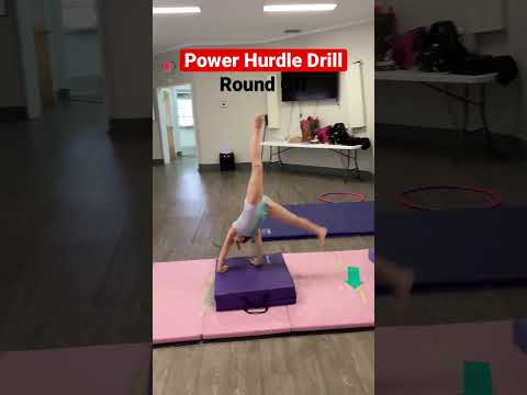 Power Hurdle Round Off #roundoff #roundoffbackflip #tumblingcombo #gymnasticsflex #practicetime