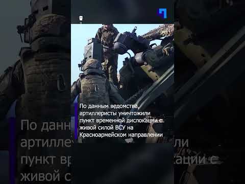 Минобороны РФ опубликовало кадры боевой работы расчета САУ «Малка»