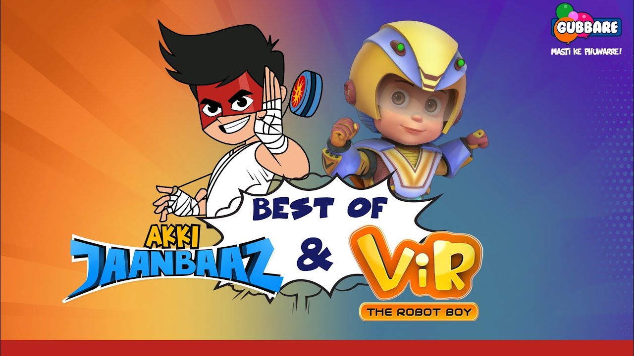 Best of Akki Jaanbaaz & ViR -The Robot Boy | Action-Packed Cartoons for Kids in Hindi 🚀