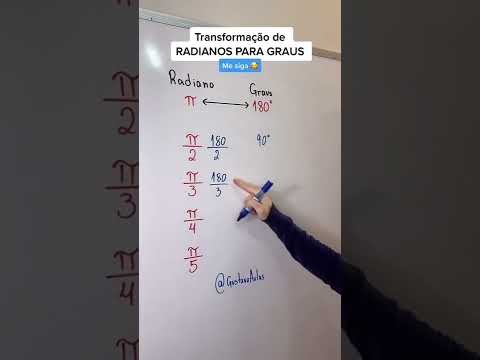 Radiano em Graus ✅