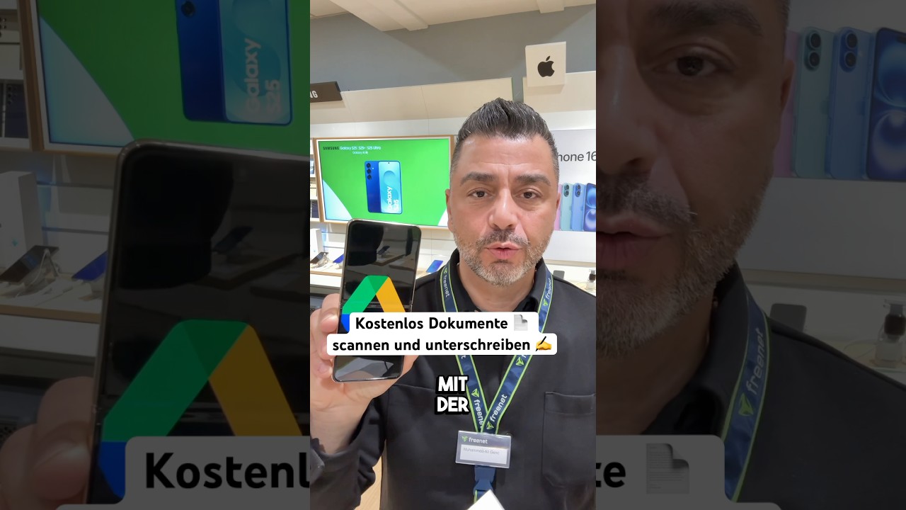 Kostenlos Dokumente scannen & unterschreiben mit Google Drive 📄