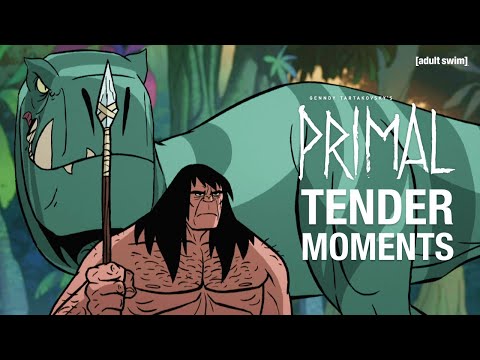 Tender Moments Between Spear and Fang | Genndy Tartakovsky's Primal | adult swim